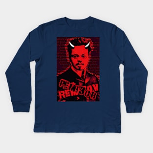 Aleksey Remizov - The Little Devil Kids Long Sleeve T-Shirt